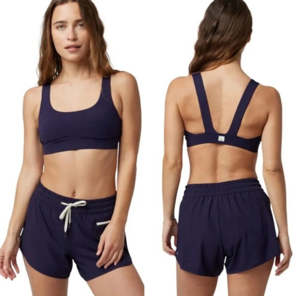 VUORI Stride Bra Atlantic Plum Purple Size Medium